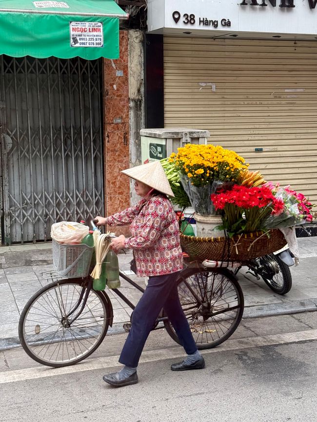 Auf dem Weg zum Blumenmarkt