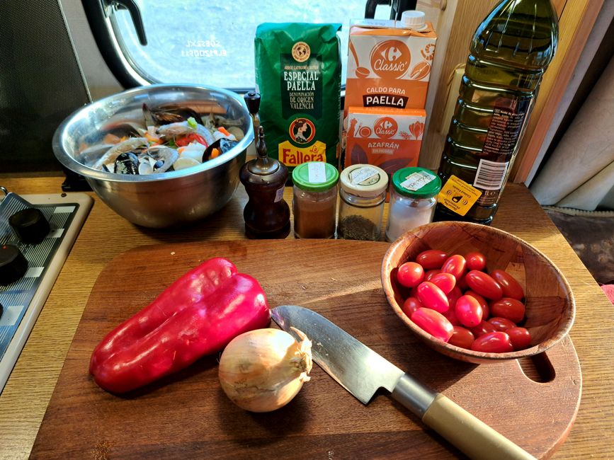 Marktschreier und Paella