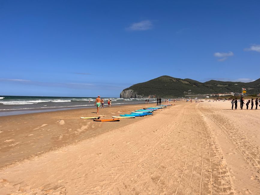 The Playa de Berria near Santona