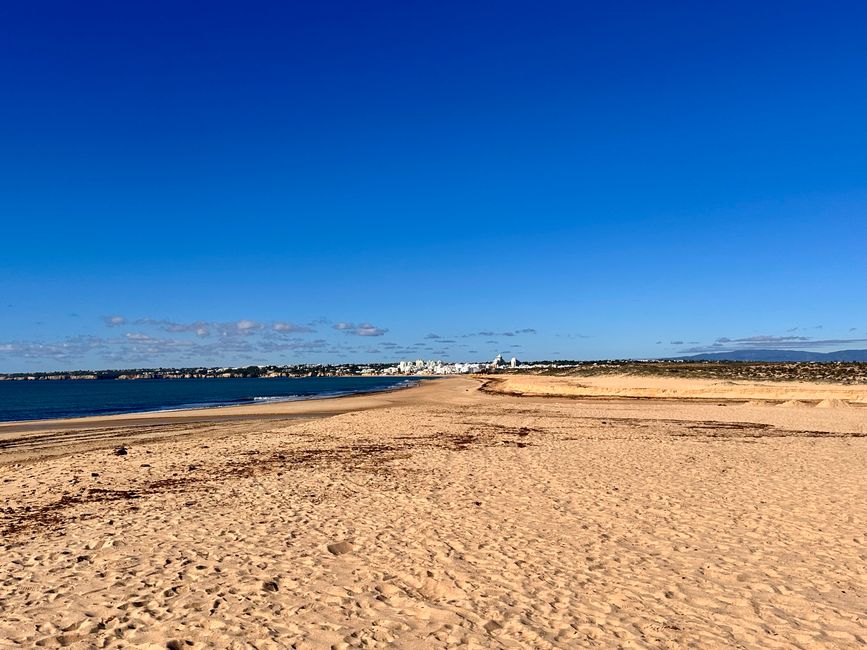 Beach walk from Salgados to Armação de Pêra – Sun, sand, and sea