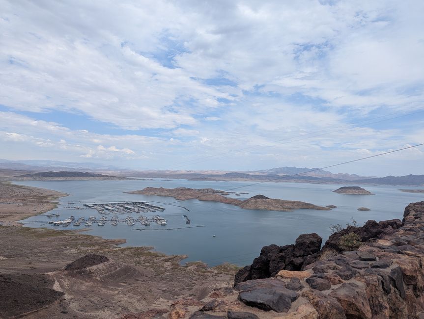 Kalifornien 2025, Tag 13, Las Vegas Sign, Hoover Dam und Lake Mead
