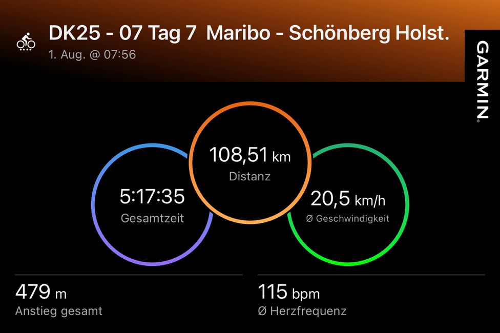 DK25 - 07 Jour 7 Maribo - Schönberg Holst.