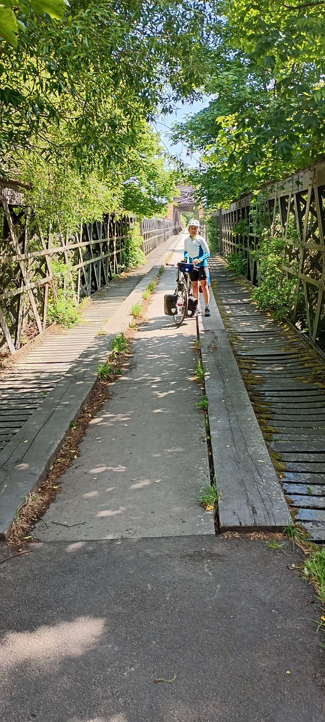 Perfekter Bahnradweg Spey.Viadukt