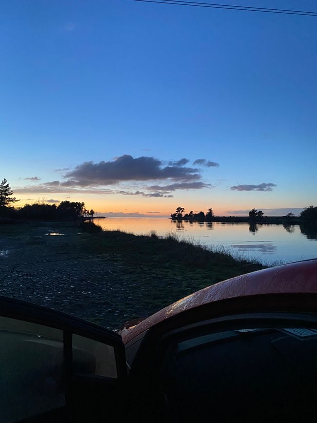 Off to the North Island