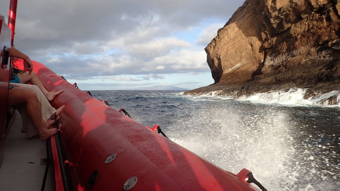 Circling around crater