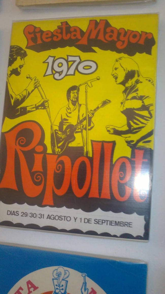 Old posters of the Festa Major de Ripollet (photos from 2018)