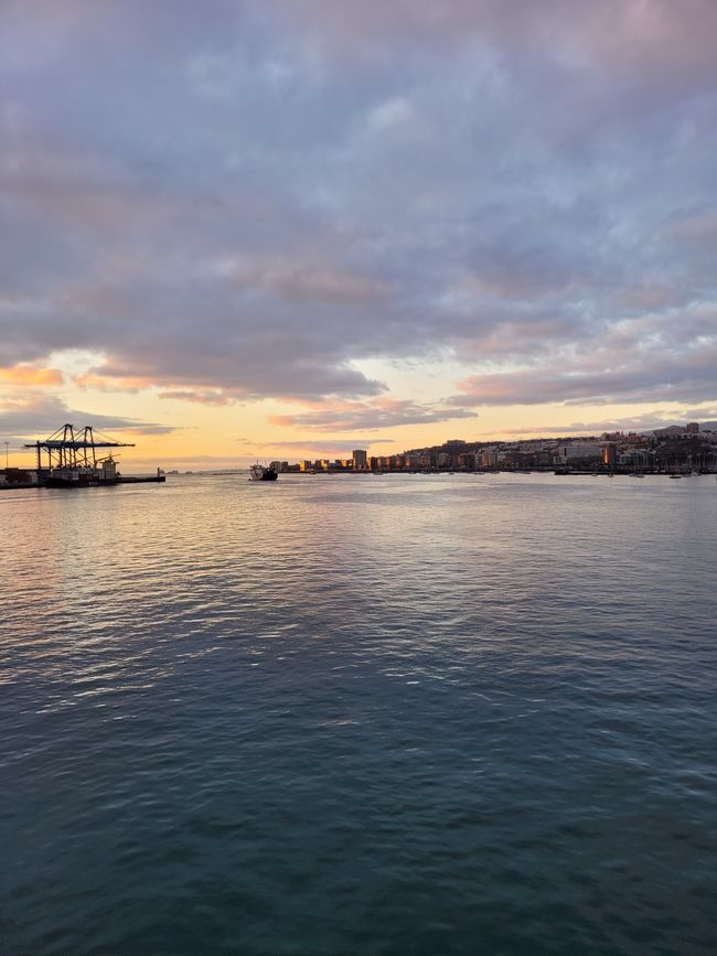 Las Palmas au lever du soleil
