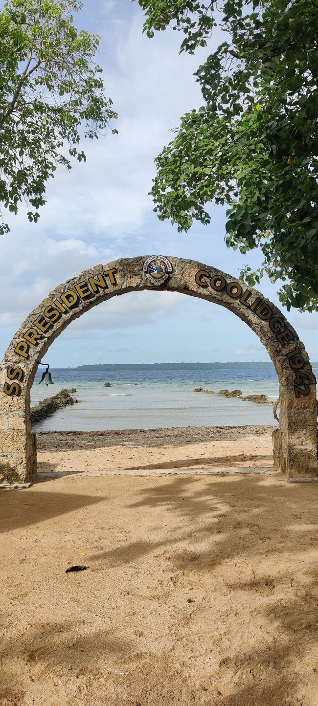 Entrada al mar para la inmersión