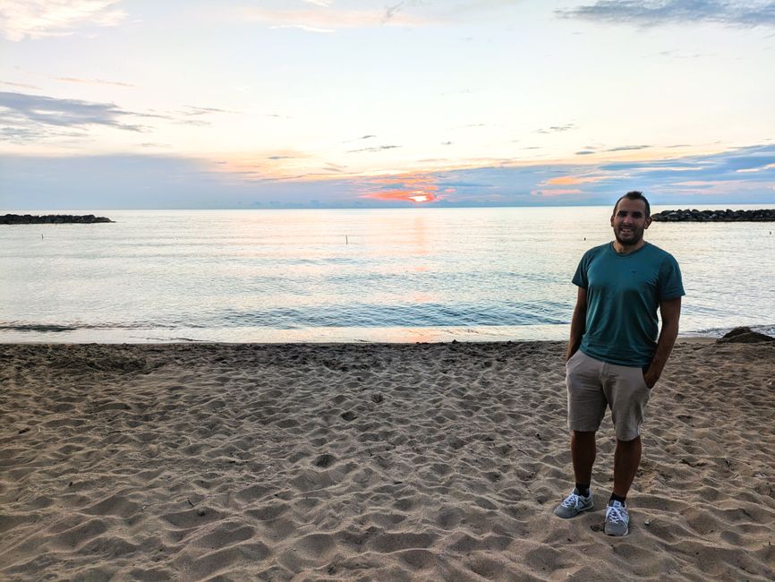 Sonnenuntergang Lake Erie