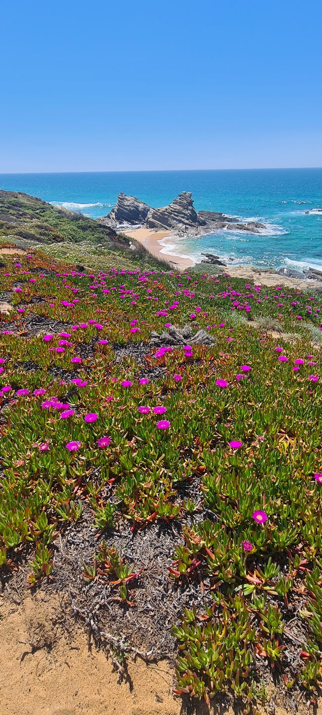 1. Etappe Sines - Porto Covo