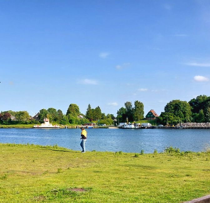 Kleine Rast am Nord-Ostsee-Kanal
