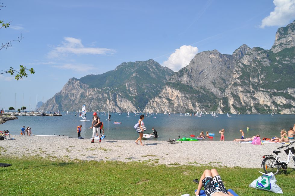 Torbole am Gardasee im Juli 2013