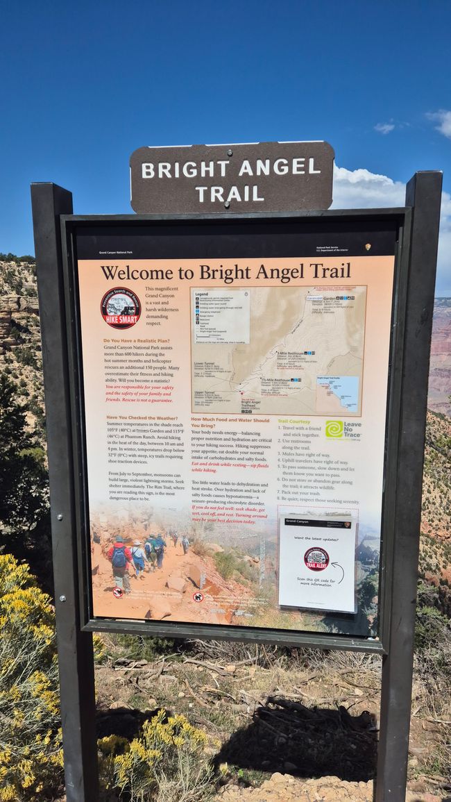 30.09. Grand Canyon - Bright Angel Trail