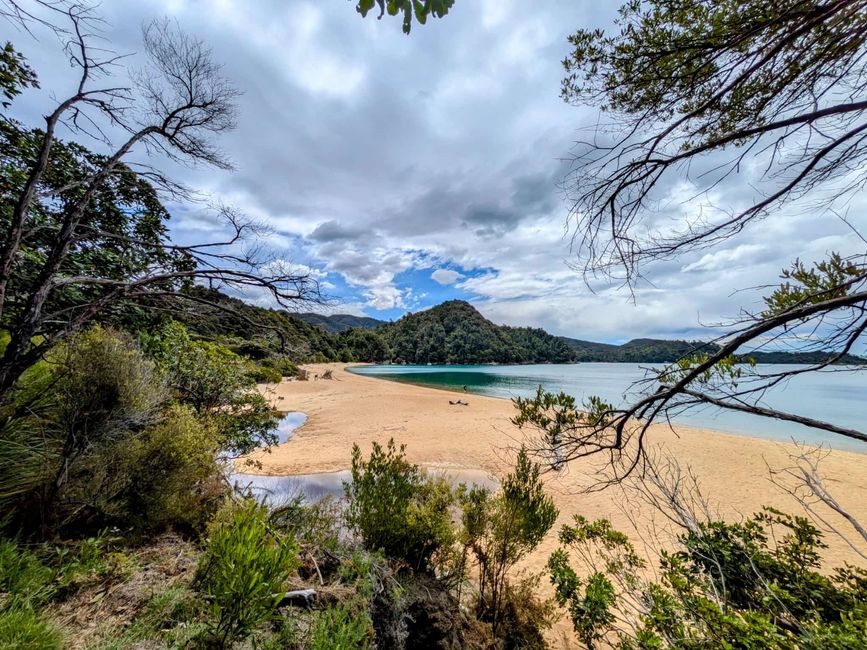 Mit dem Kajak raus auf die Sandy Bay im Abel Tasman-NP