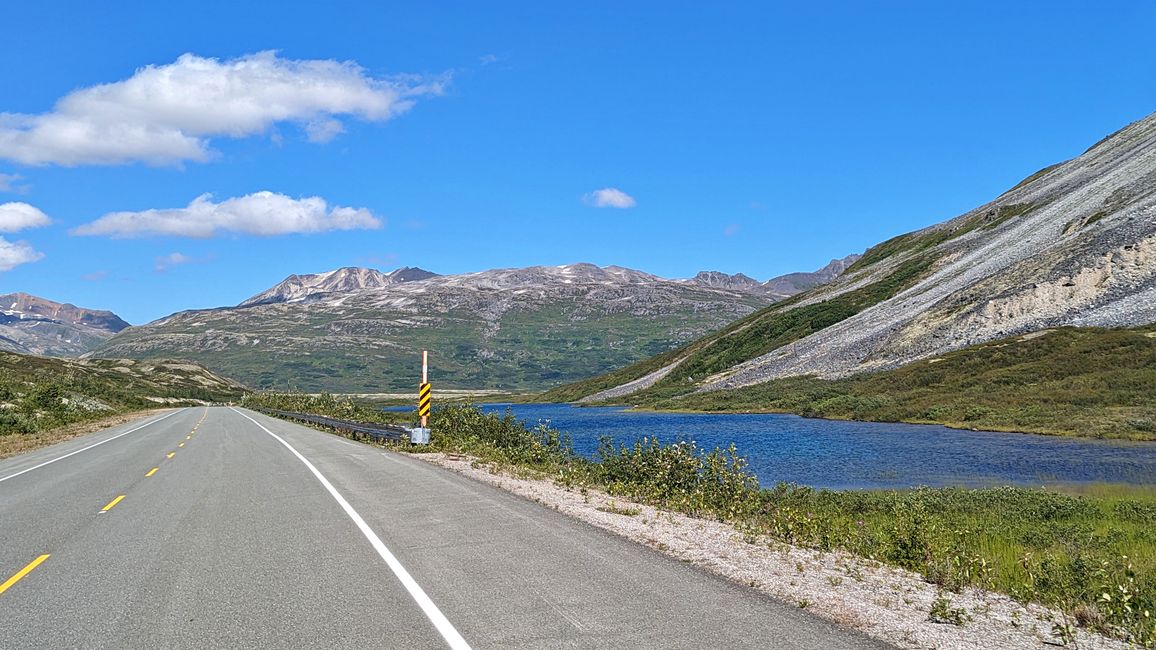 Tag 27: Bärenshow & fantastische Bergwelten - zurück nach Yukon/Kanada