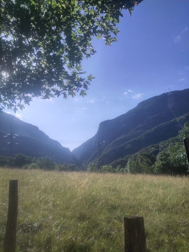 die Berge rücken enger zusammen...