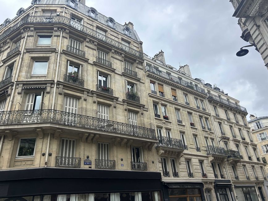 Häuserfassade im 5. Arrondissement