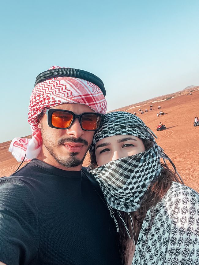 We went to Dubai and planned everything by ourselves!