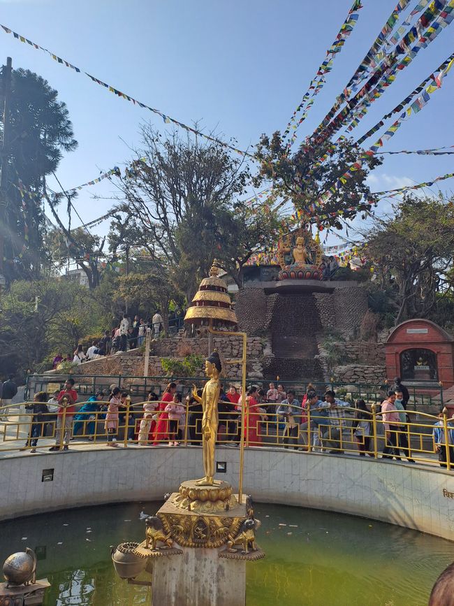 The site of Swayambhunath.
