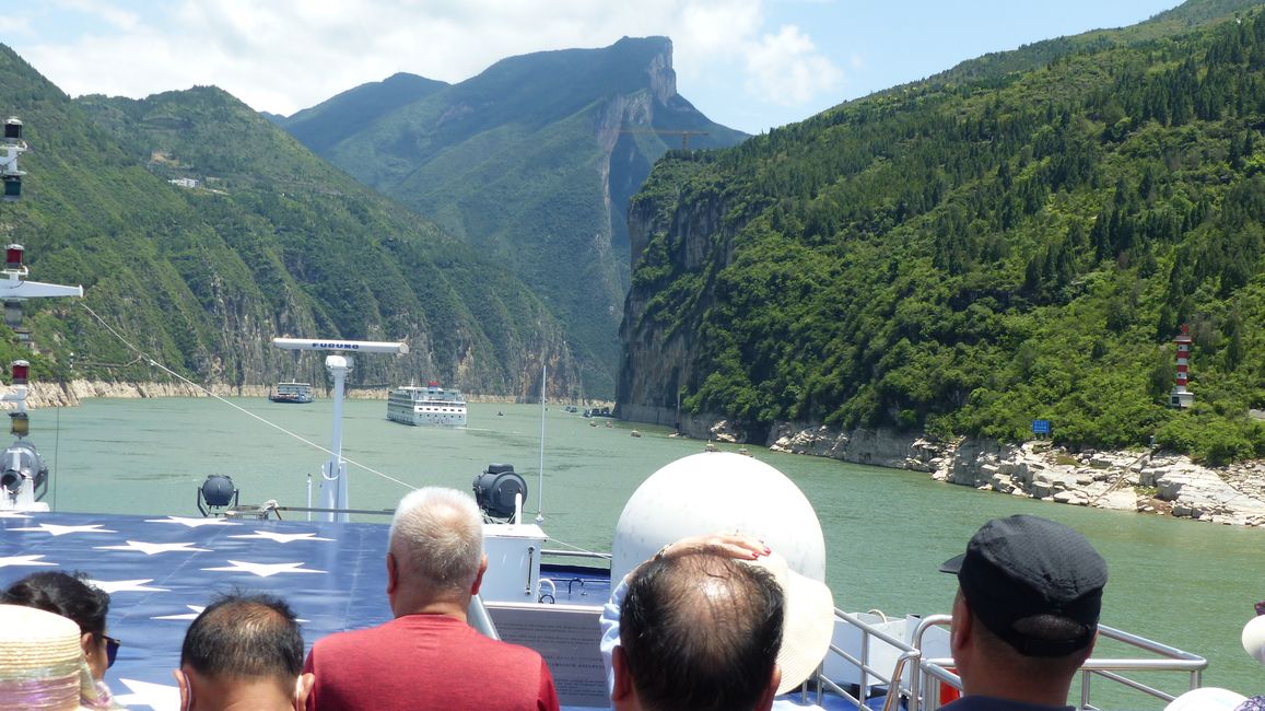20. Mai.  Drei Schluchtenfahrt auf dem Yangtse