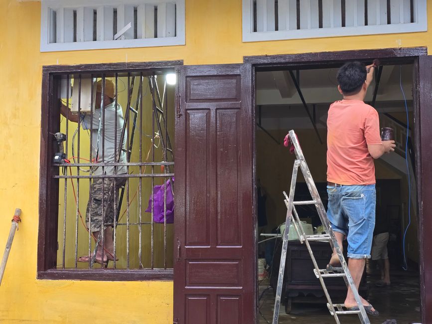 Hoi An - les travaux de nettoyage ont commencé