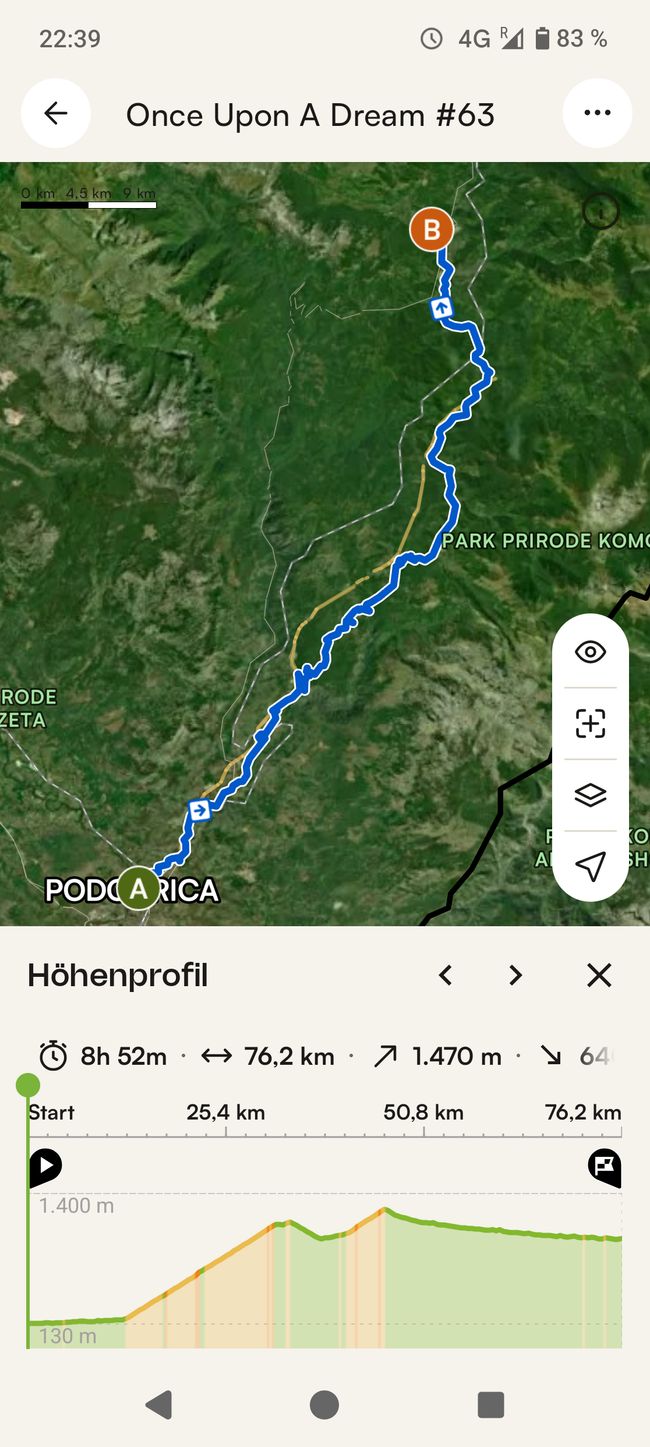 Maplibre | © komoot | 地图数据 © OpenStreetMap 贡献者