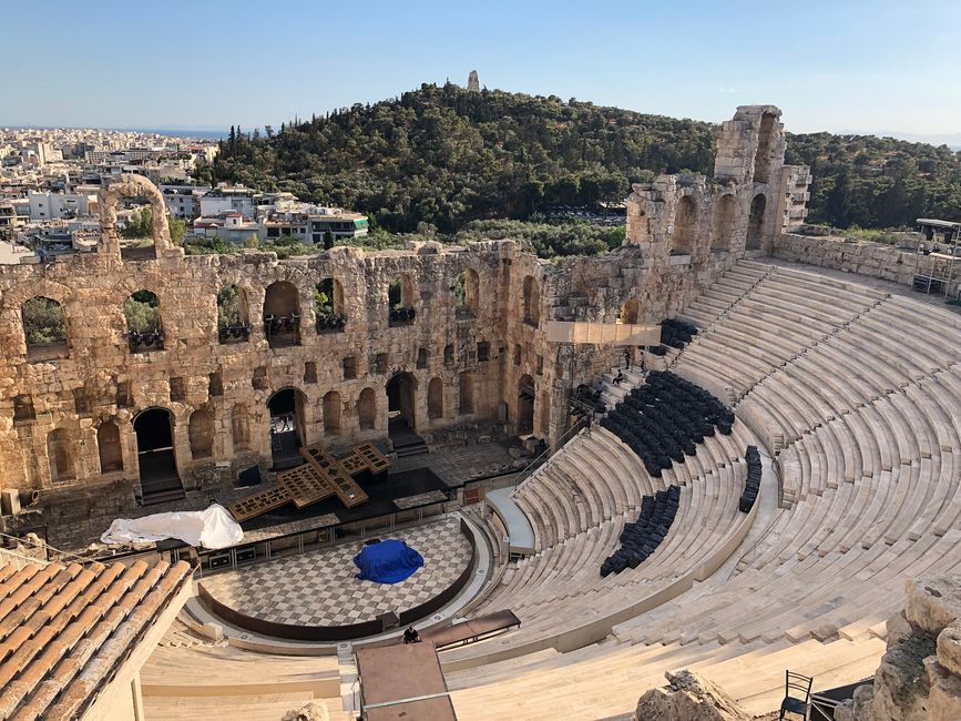 Odeon des Herodes Atticus - antikes Steintheater