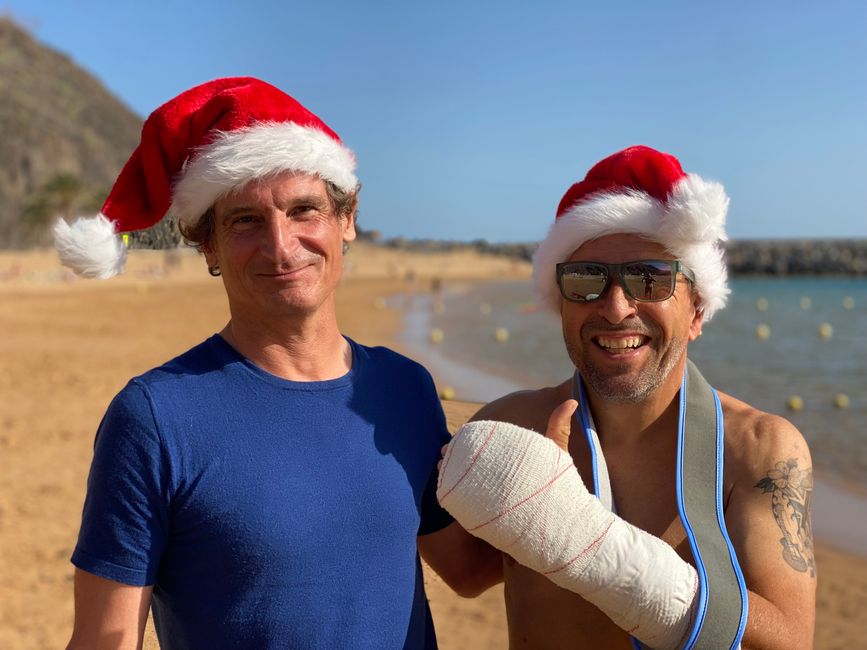 Christian and I in Christmas Eve mood