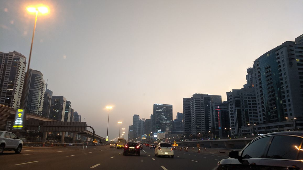 Zurück nach Dubai