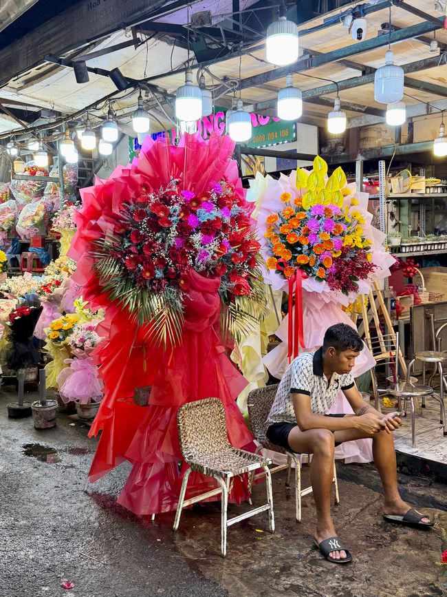 En lille værtinde-buket 😂