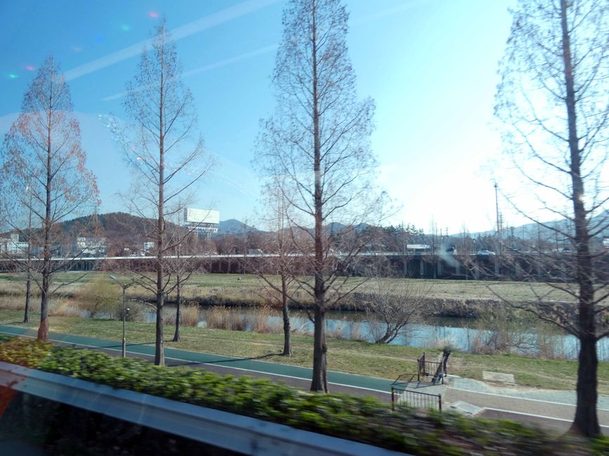 Auf der Fahrt nach Gyeongju