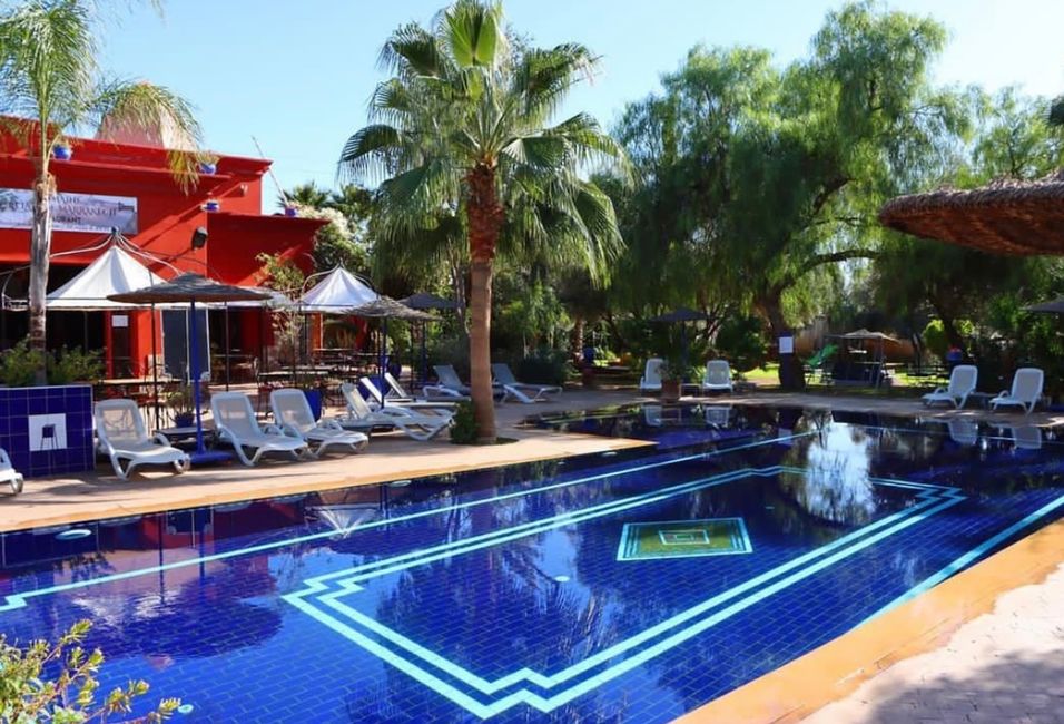 The Relais du Marrakech campsite has style - we stay (involuntarily) 4 days