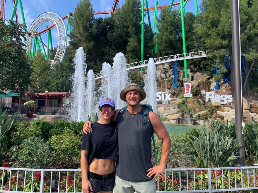 Fun&heat: Six Flags/Death Valley/ LasVegas