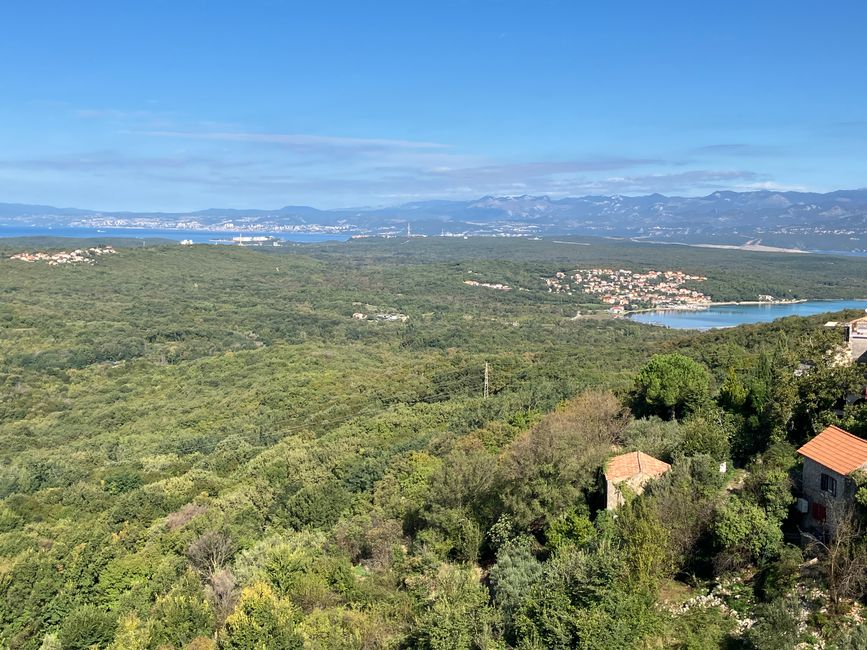 Blick über die Insel