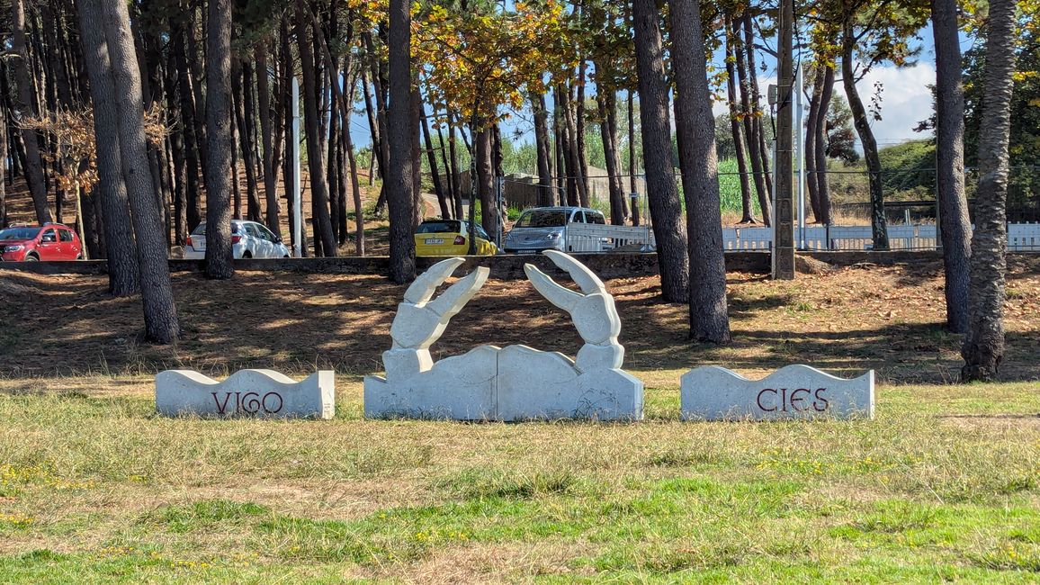 Eighth Stage on the Camino Portugues da Costa from Baiona to Vigo