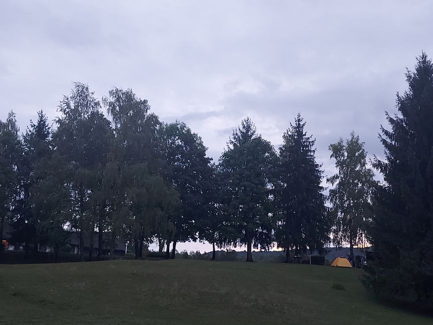 Arrivo ai laghi di Plitvice