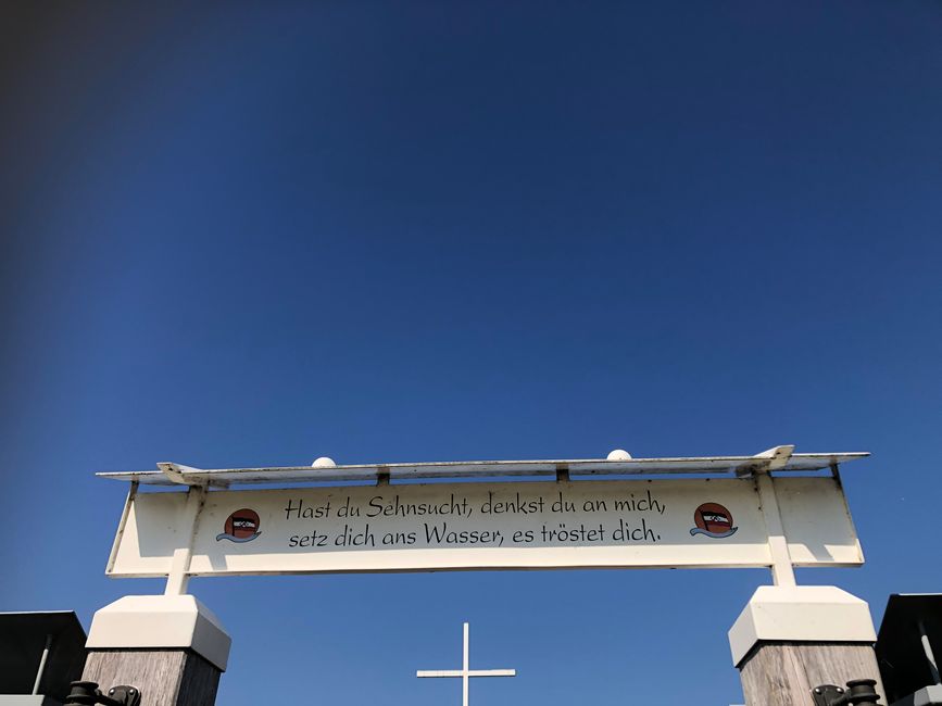 Entrance to the memorial 'Bridge of Remembrance', Harlesiel