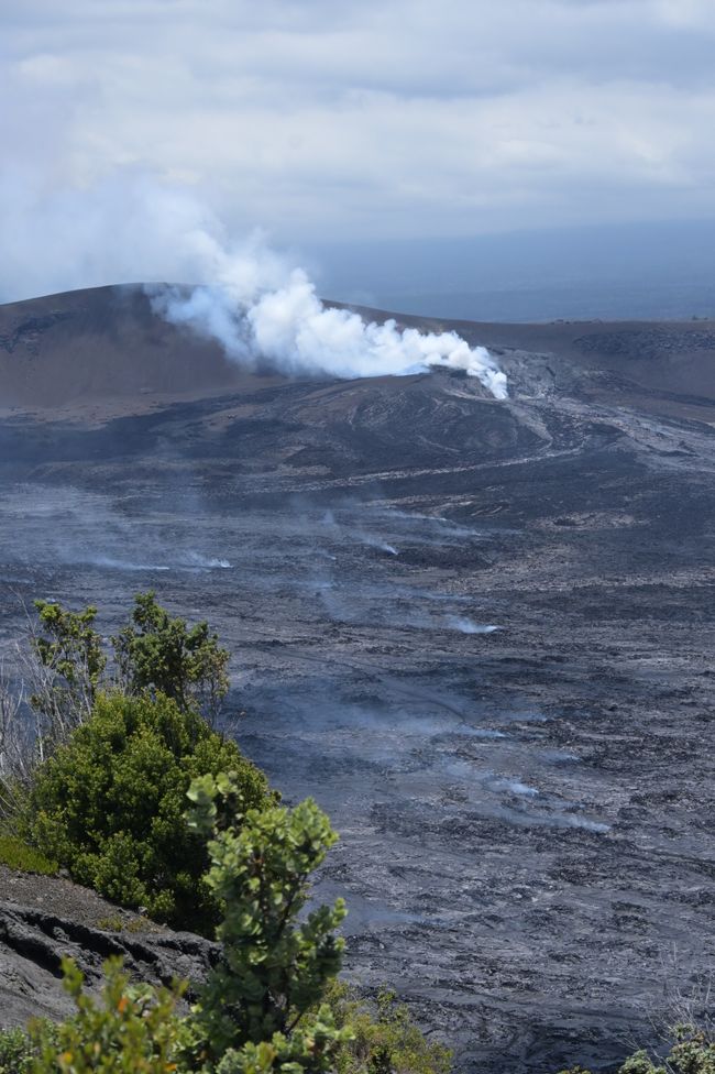 Crater de Kilauea - Site d'éruption actuel