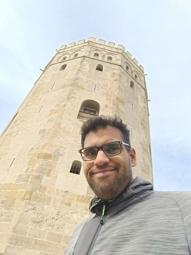 Torre del oro mit meiner Wenigkeit 