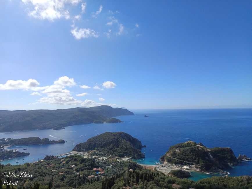 Küste von Paleokastritsa