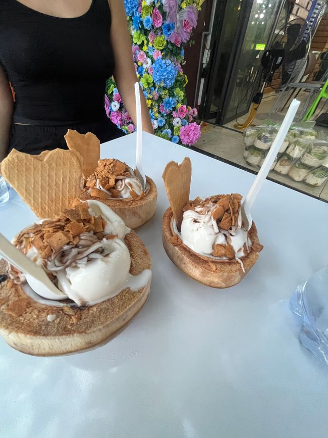 Coconut ice cream