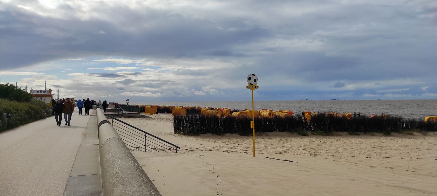 Después del trabajo, una visita a Cuxhaven Duhnen