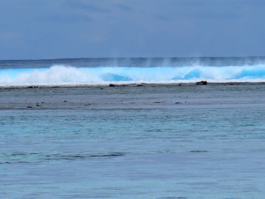 Brandung vor der Insel