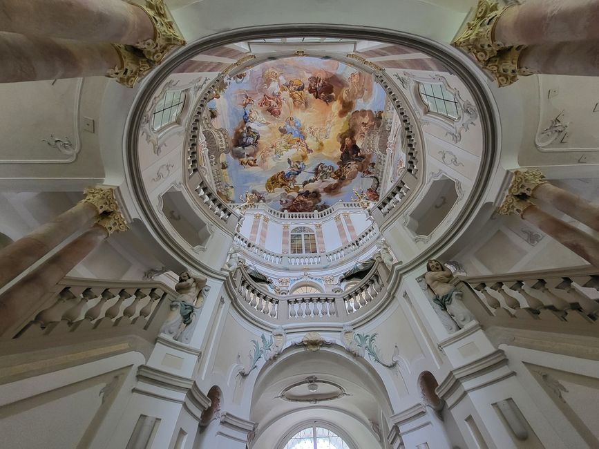 Baroque Staircase Castle Bad Wurzach
