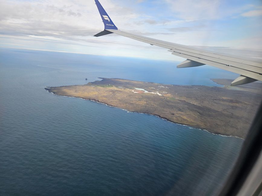 Anflug auf Island