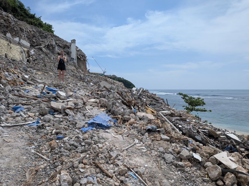 Bingin Beach Demolition Project