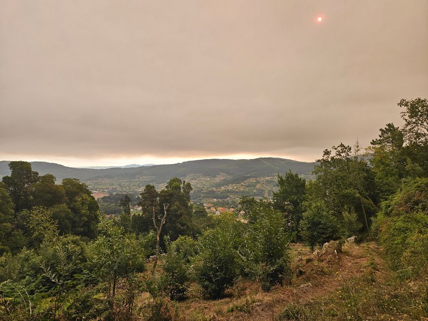 Die Waldbran-Wolke hat es bis nach Spanien geschafft...