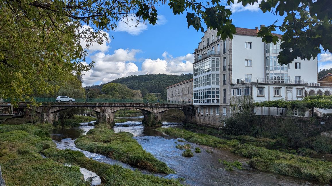 Eleventh Stage of the Camino Portugues from Pontevedra to Caldas de Reis