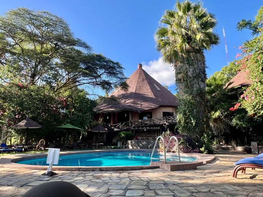 Luftballong över Masai Mara