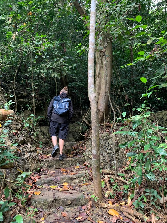 Julian on a hiking trail